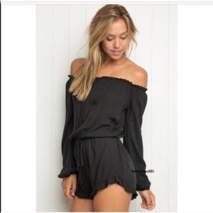 brandy melville gabriela romper black